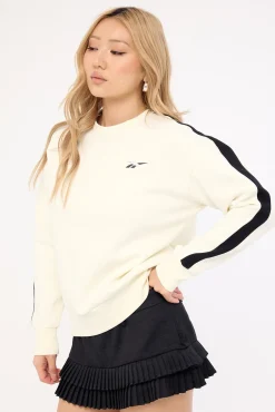Bella Oversized Crew Neck Sweater Chalk