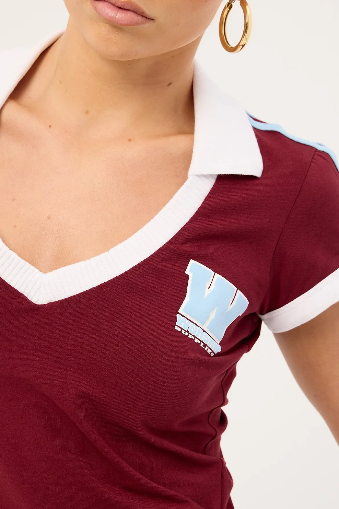 Belter Baby Polo Tee Deep Cherry