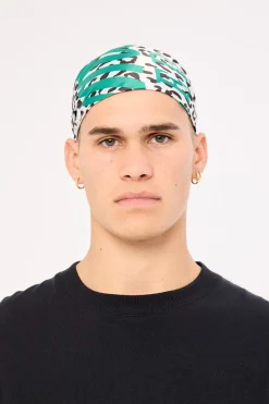 Best Interest Bandana Head Scarf Cream Leopard