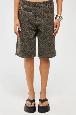 Big Baggy Short Leopard Smoke