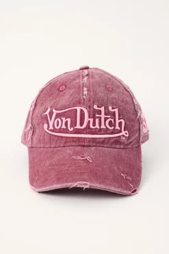 Big Signature 32 Dad Cap Burgundy/Pink