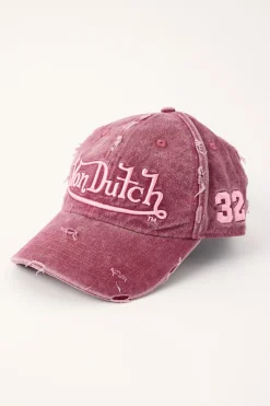 Big Signature 32 Dad Cap Burgundy/Pink