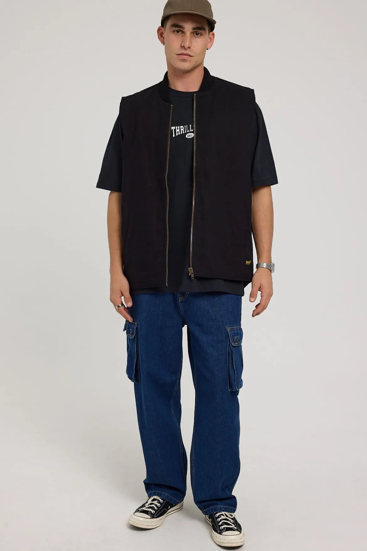 Big Slacker Denim Cargo Union Blue