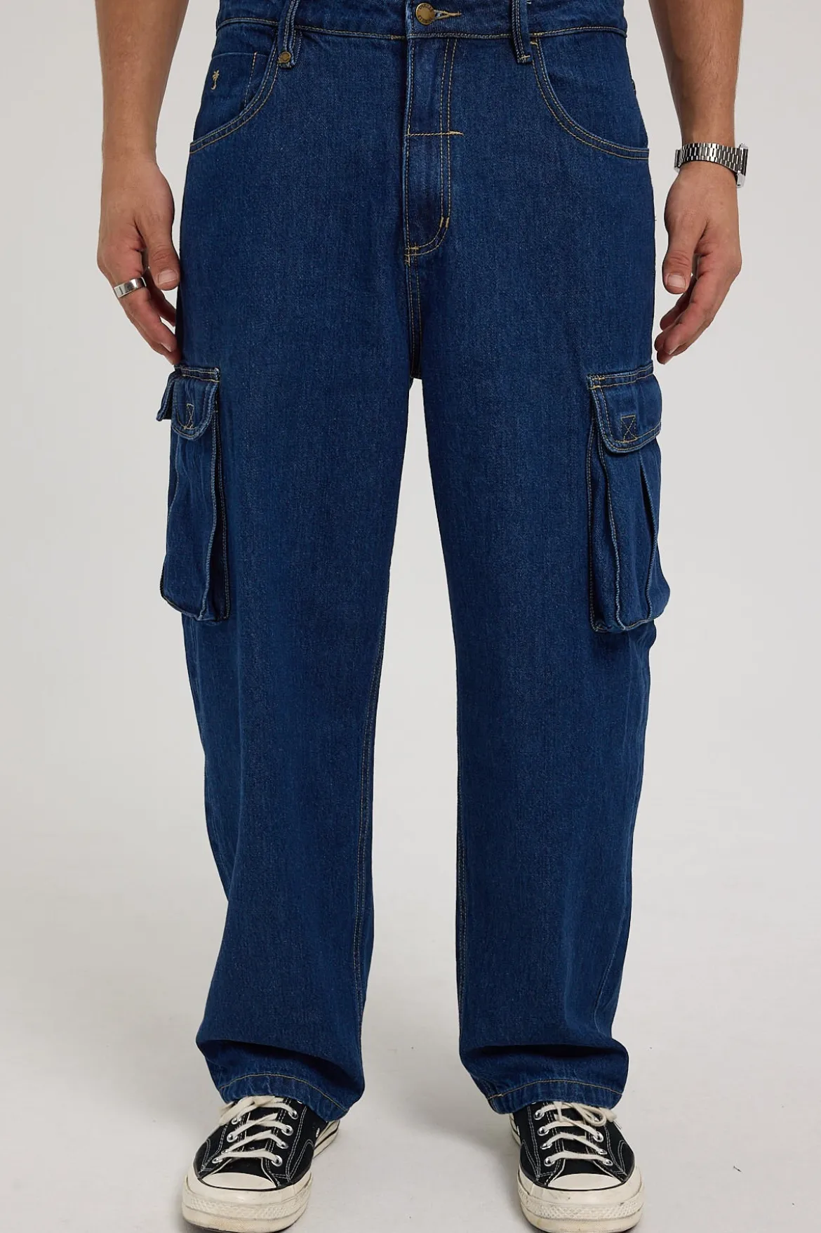 Big Slacker Denim Cargo Union Blue