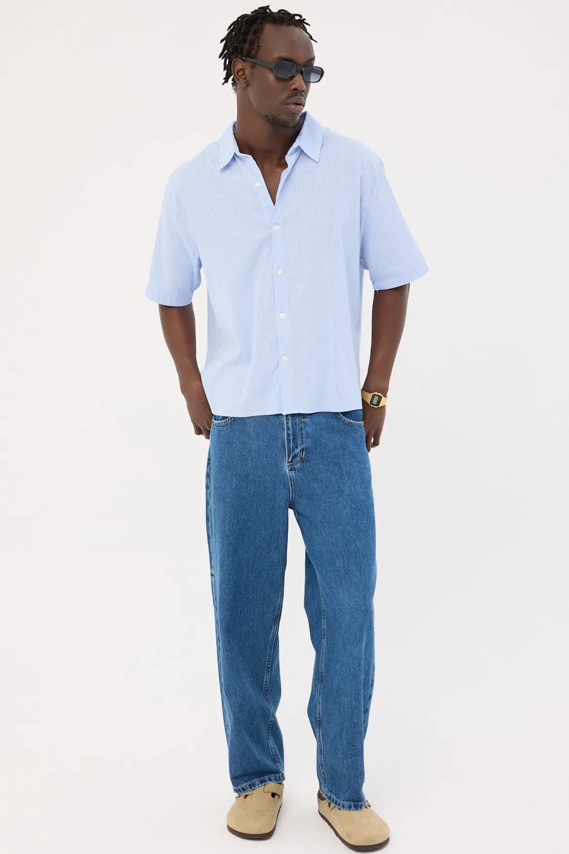 Big Slacker Denim Jean Vintage Rinse Blue