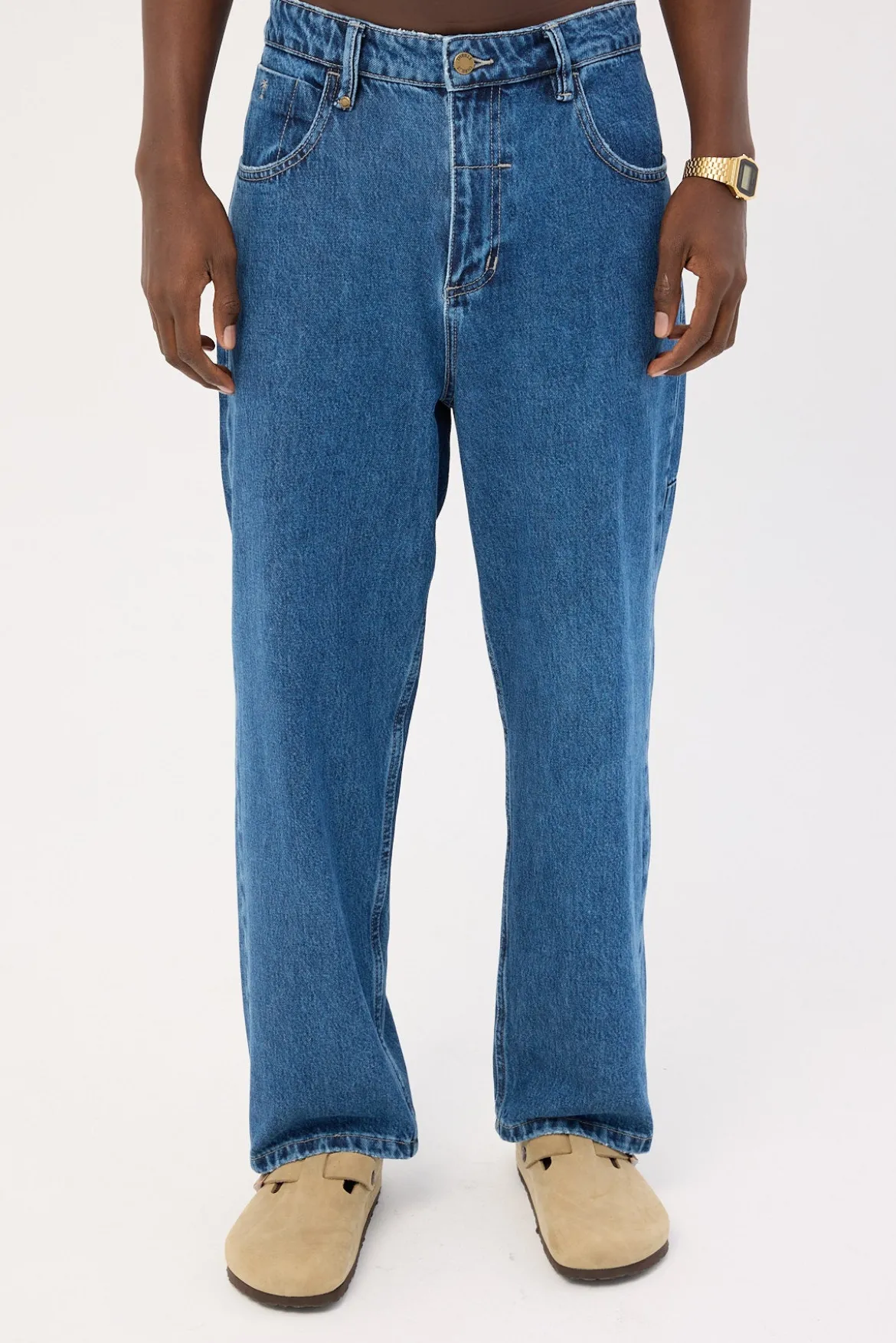 Big Slacker Denim Jean Vintage Rinse Blue