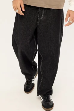Biggest Slacker Jean Raw Black