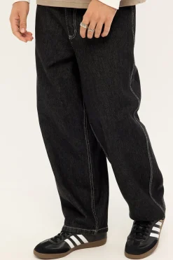 Biggest Slacker Jean Raw Black