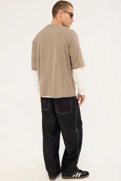 Biggest Slacker Jean Raw Black