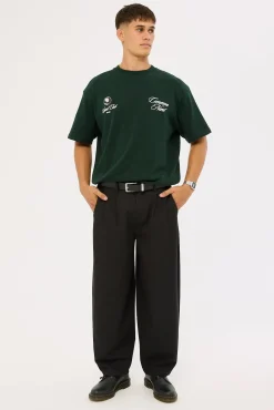 Billiards Heavyweight Boxy Tee Dark Green