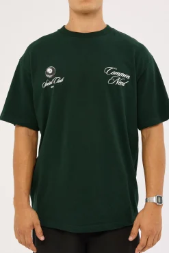 Billiards Heavyweight Boxy Tee Dark Green