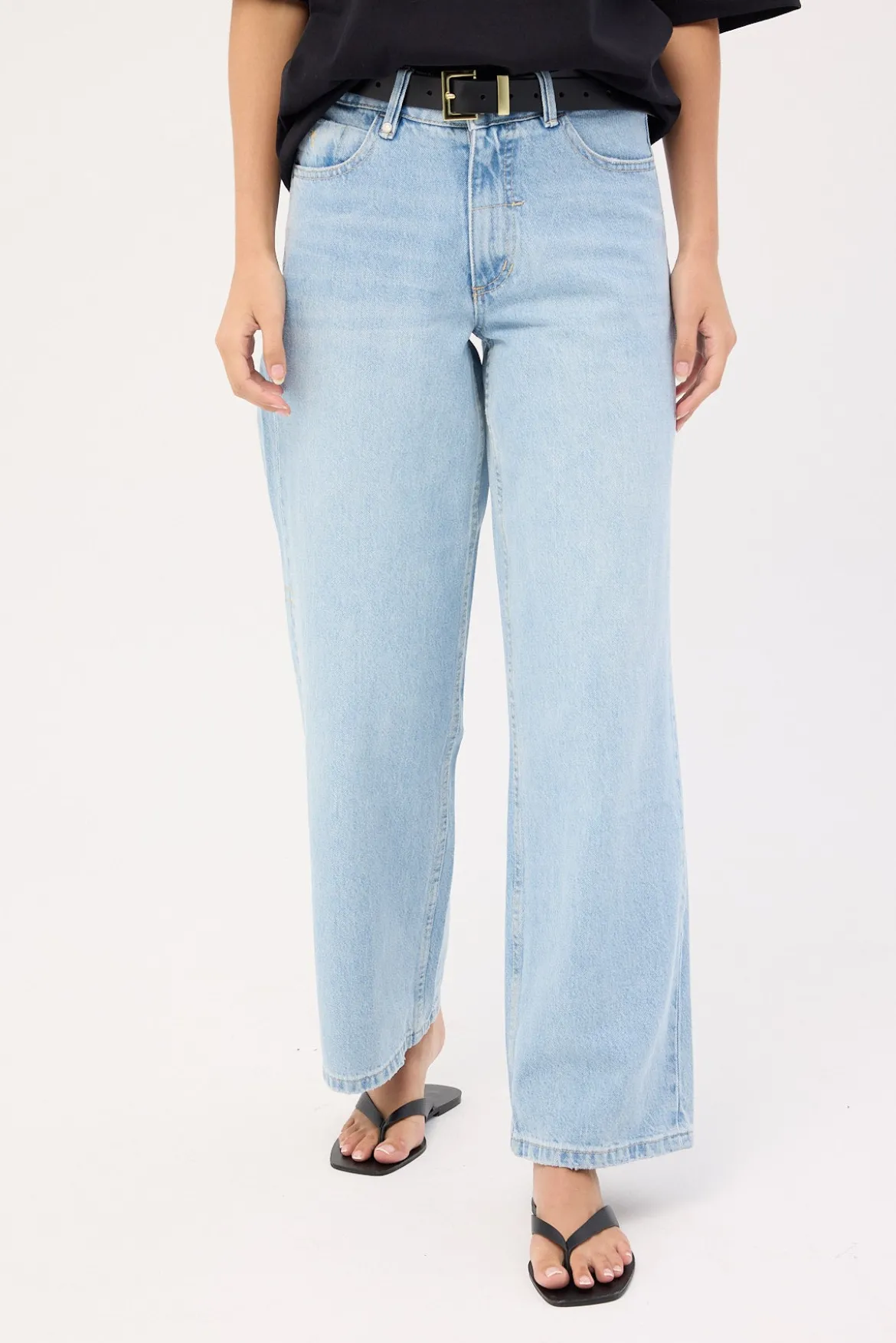 Billie Low Baggie Jean Ash Blue