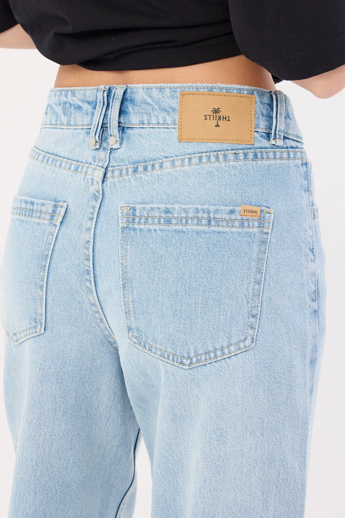 Billie Low Baggie Jean Ash Blue
