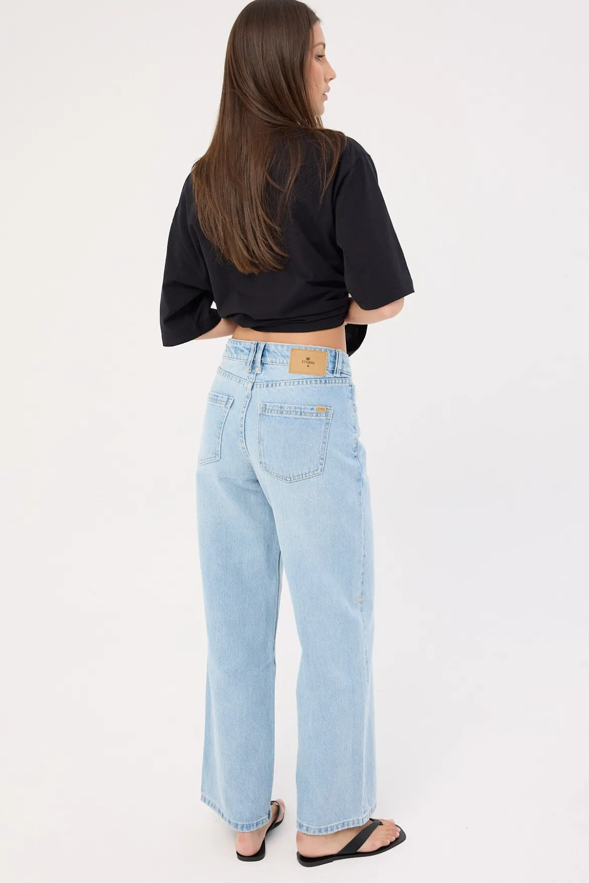 Billie Low Baggie Jean Ash Blue