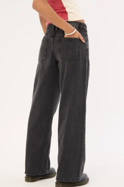 Billie Low Jean Ash Black