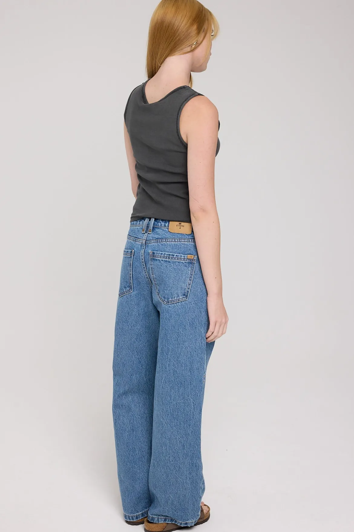 Billie Low Jean Drill Blue