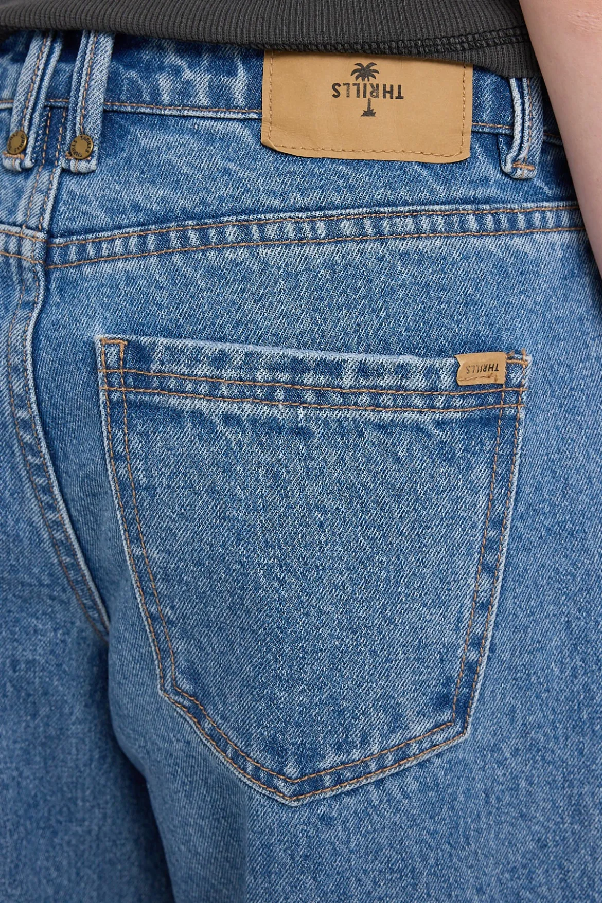 Billie Low Jean Drill Blue