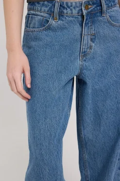 Billie Low Jean Drill Blue
