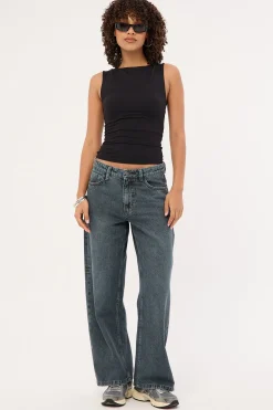 Billie Low Jean Metal Blue
