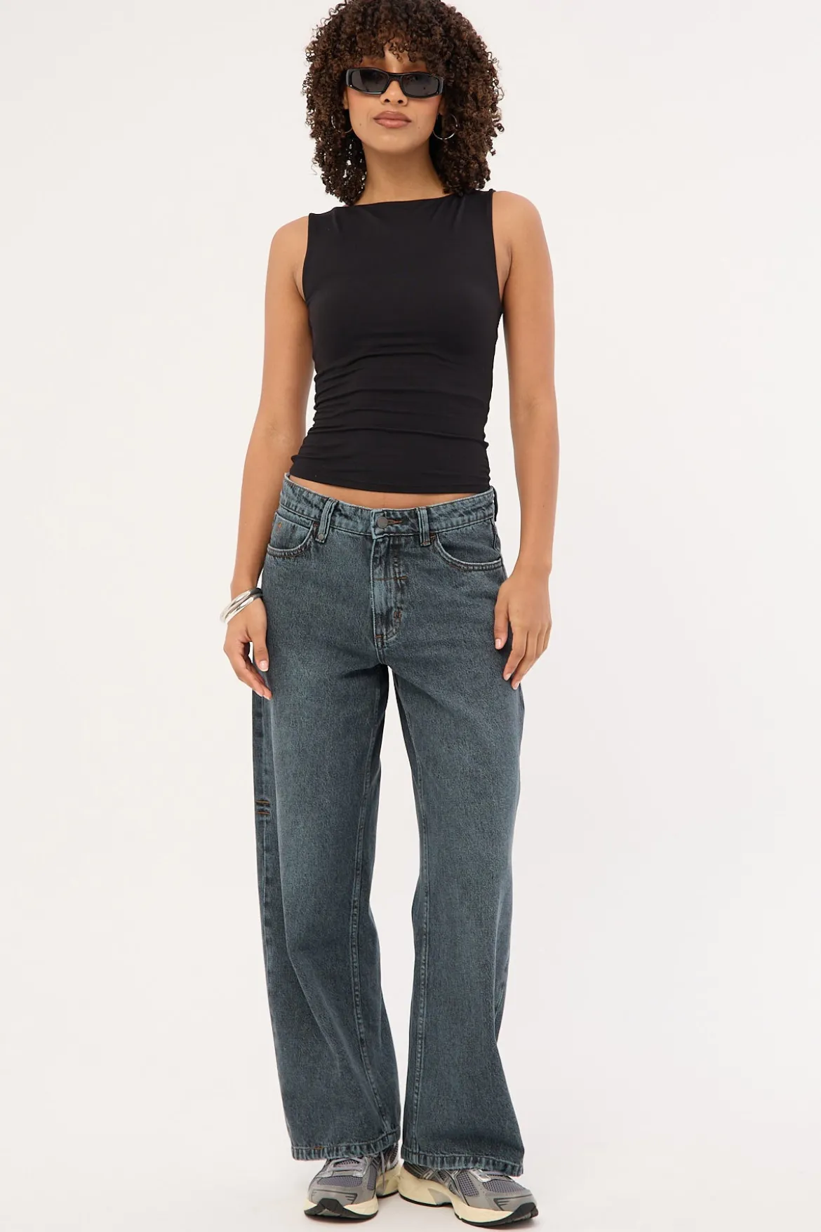 Billie Low Jean Metal Blue