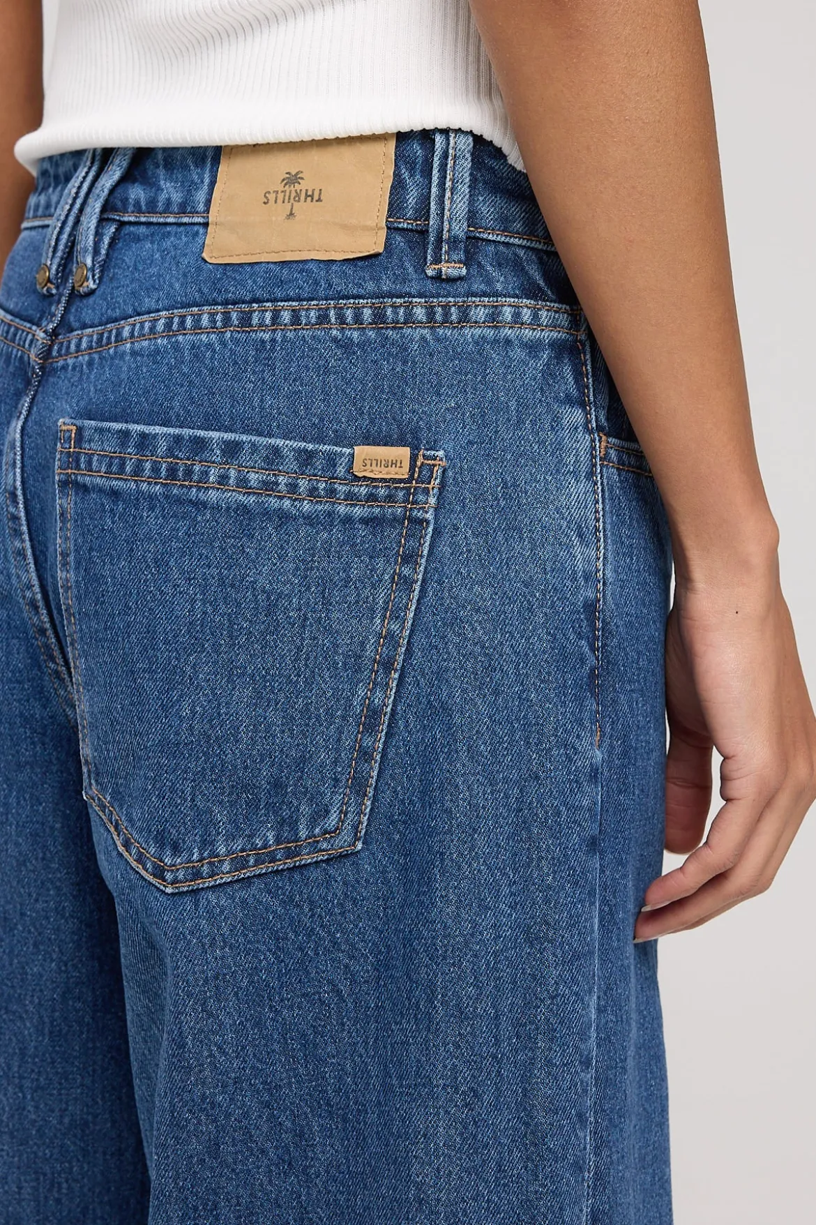 Billie Low Rise Baggy Jean Rinsed Blues