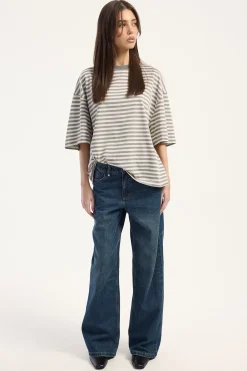 Billie Low Rise Killer Baggy Jean Teal Blue Used