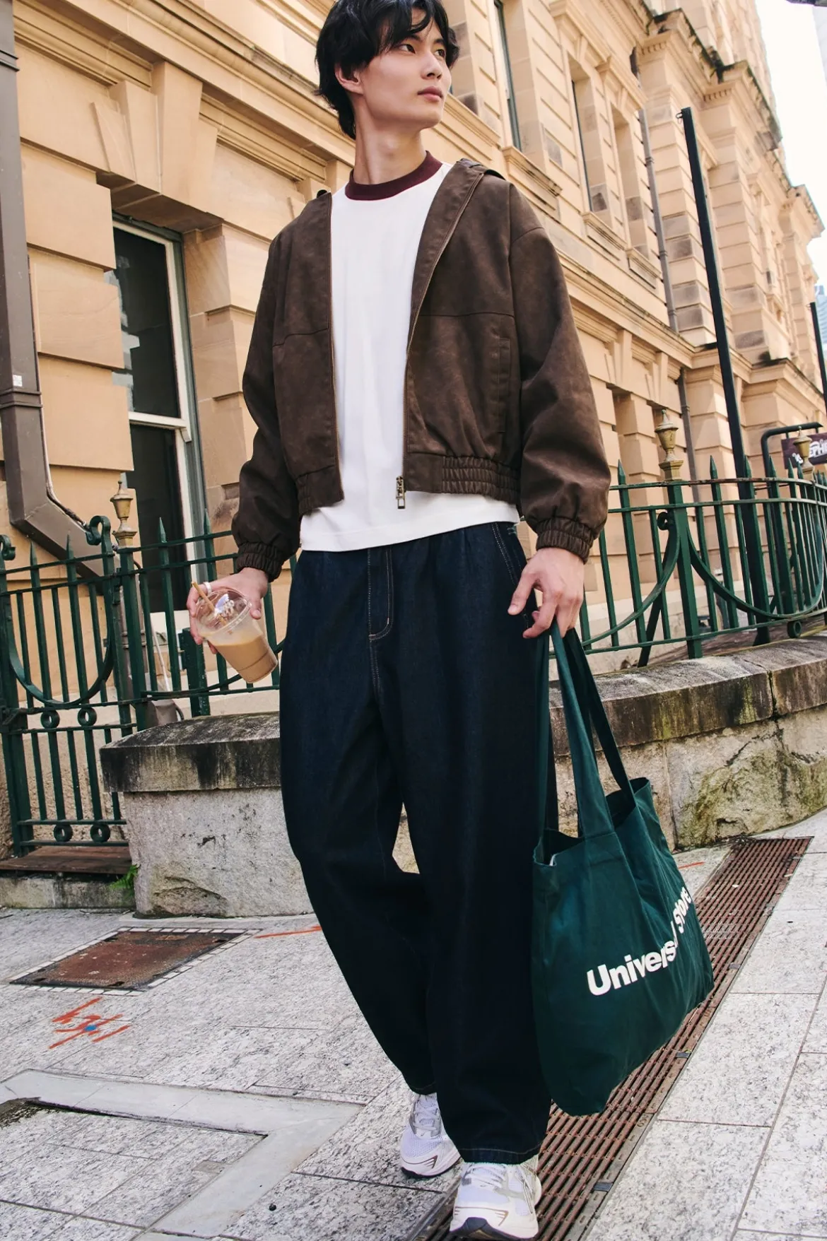 Blanco Pleated Baggy Jean Raw Indigo