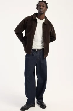 Blanco Pleated Baggy Jean Raw Indigo