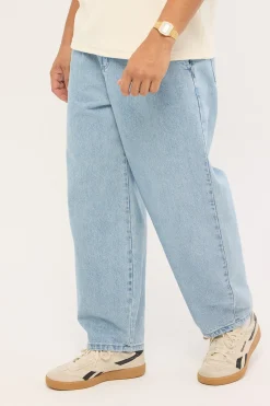 Blanco Pleated Jean Haze Blue