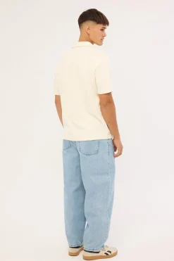 Blanco Pleated Jean Haze Blue