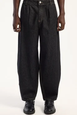 Blanco Pleated Jean Raw Black