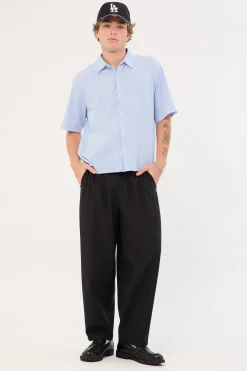 Blanco Pleated Tailored Trouser Black