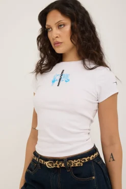 Blast Baby Tee White