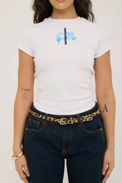 Blast Baby Tee White