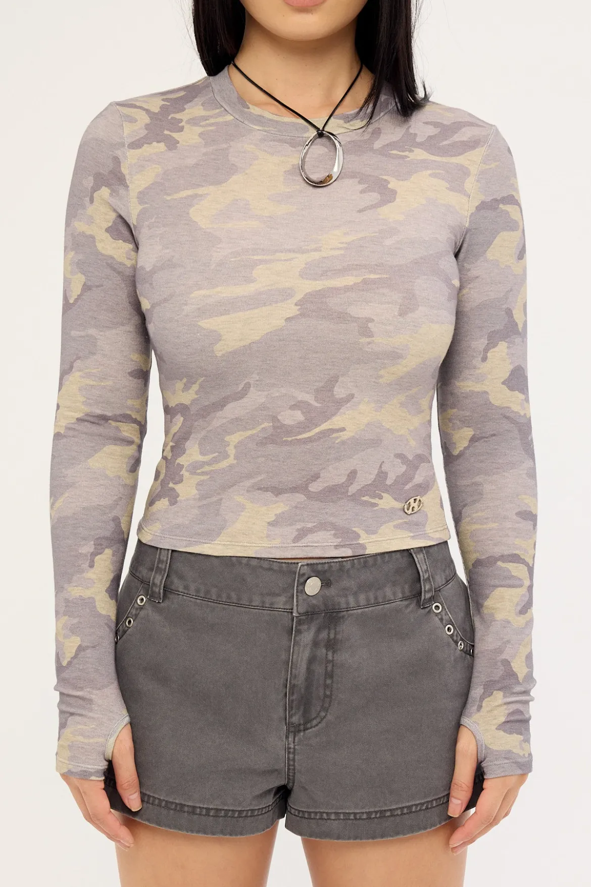 Blend Long Sleeve Tee Camo