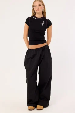 Blessed Baby Tee Black
