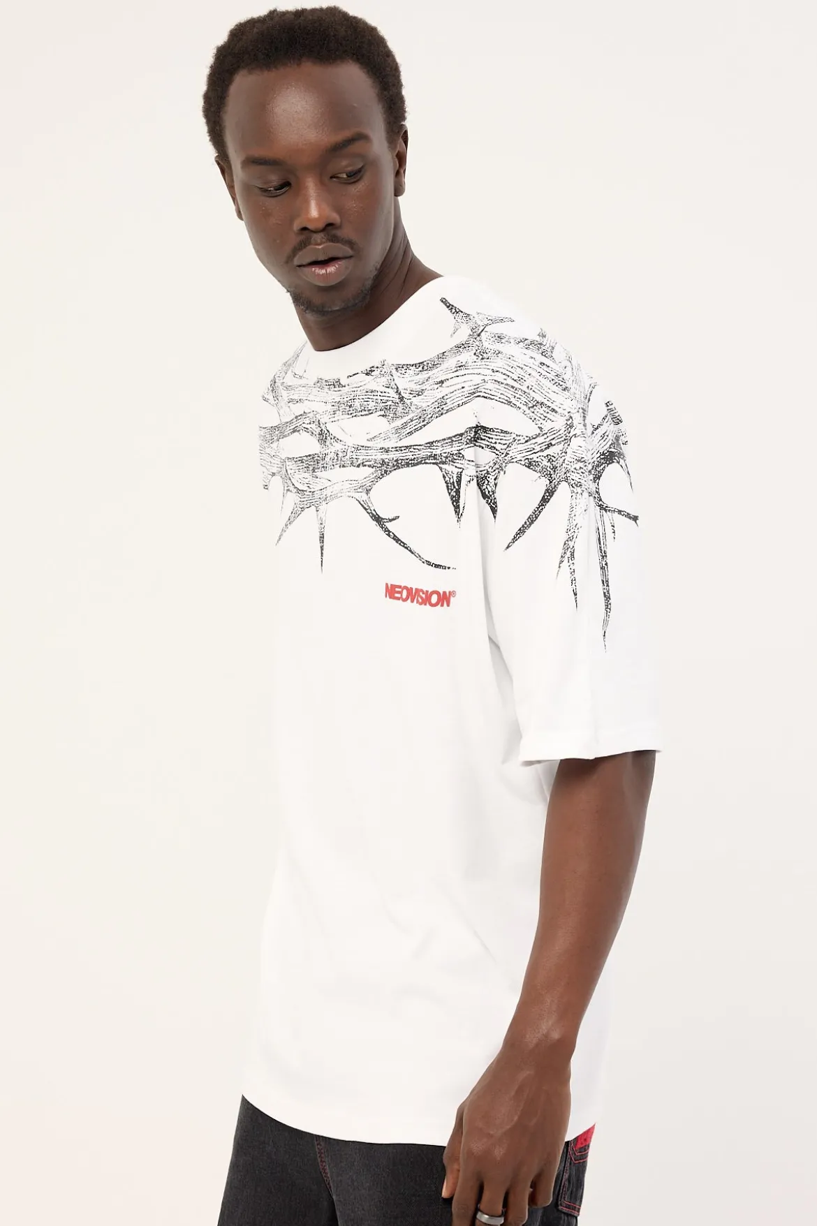 Blight Oversize Super Heavy Tee White