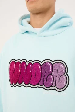 Blissed Hood Sweat Baby Blue