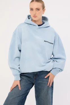 Blitz Street Hoodie Sunfade Light Blue