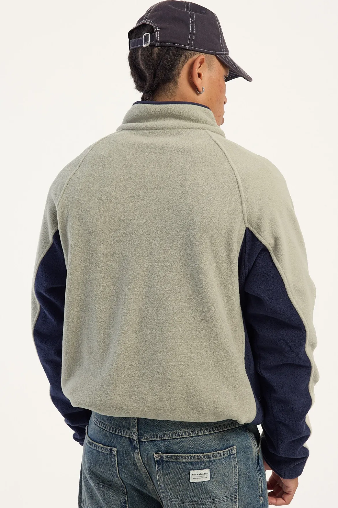 Blizzard Quarter Zip Polar Fleece Abbey Stone