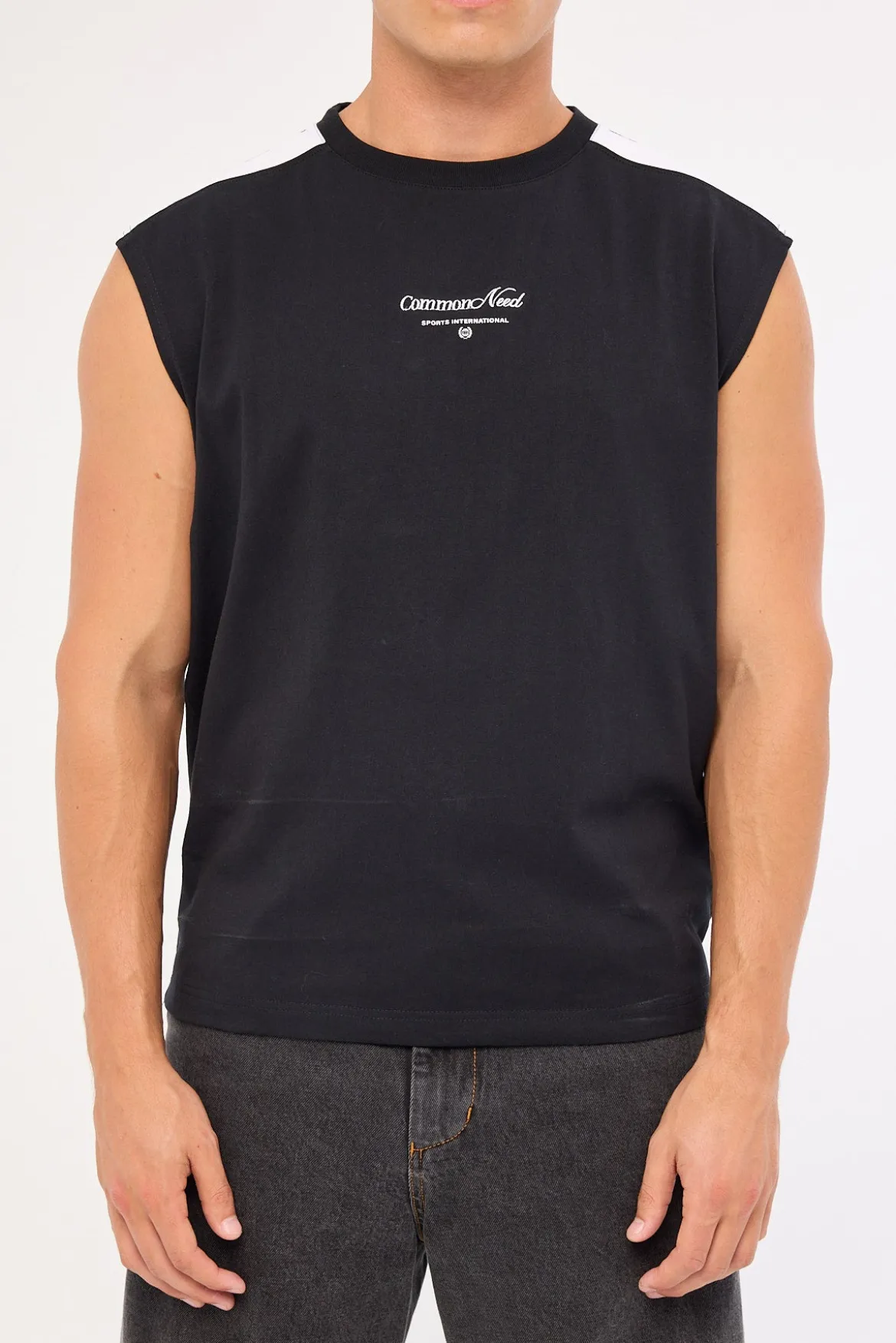 Blockade Muscle Tank Black/White