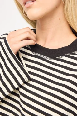 Bloom Long Sleeve Onyx Stripe