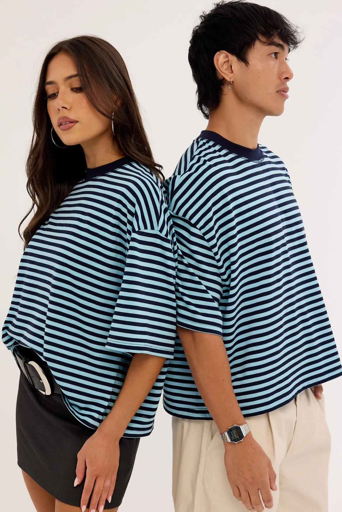Bloom Short Sleeve Navy Sea Stripe