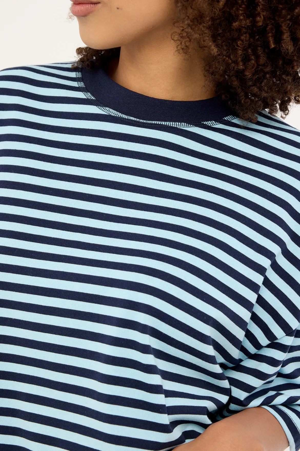 Bloom Short Sleeve Navy Sea Stripe