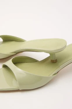 Blossom Patent Heel Sage