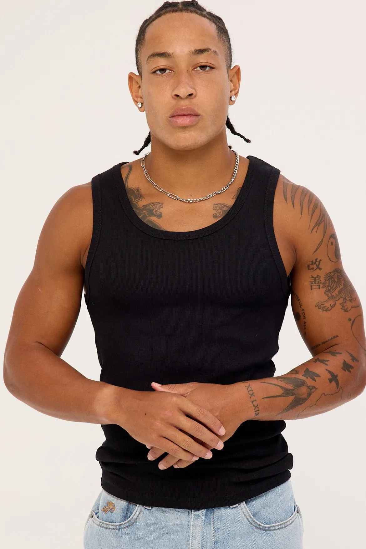 Boardmaker Singlet Black