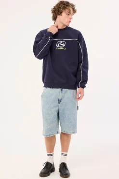 Bolter Crew Fleece Navy Blue