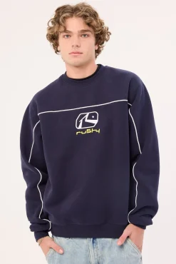 Bolter Crew Fleece Navy Blue