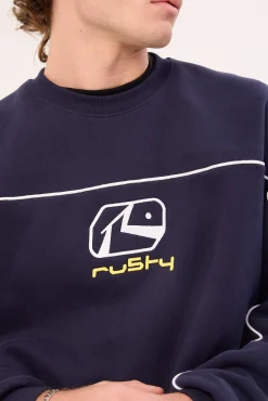 Bolter Crew Fleece Navy Blue