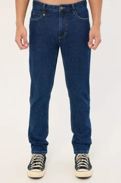 Bones Denim Jean Dark Rinse Blue